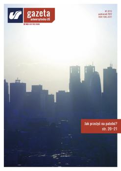 Okładka Gazety Uniwersyteckiej