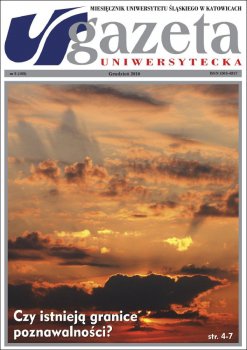 Okładka Gazety Uniwersyteckiej