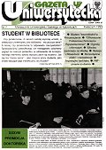 Okładka Gazety Uniwersyteckiej