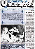 Okładka Gazety Uniwersyteckiej