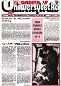 Okładka Gazety Uniwersyteckiej