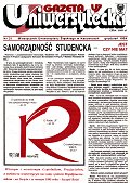 Okładka Gazety Uniwersyteckiej