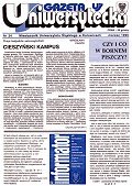 Okładka Gazety Uniwersyteckiej