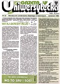 Okładka Gazety Uniwersyteckiej