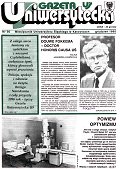 Okładka Gazety Uniwersyteckiej