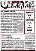 Okładka Gazety Uniwersyteckiej