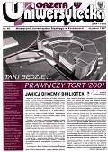 Okładka Gazety Uniwersyteckiej