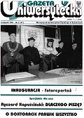 Okładka Gazety Uniwersyteckiej