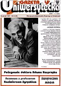 Okładka Gazety Uniwersyteckiej