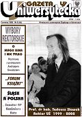 Okładka Gazety Uniwersyteckiej