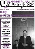 Okładka Gazety Uniwersyteckiej