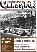 Okładka Gazety Uniwersyteckiej