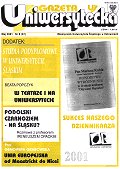 Okładka Gazety Uniwersyteckiej