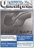 Okładka Gazety Uniwersyteckiej