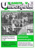 Okładka Gazety Uniwersyteckiej