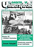 Okładka Gazety Uniwersyteckiej
