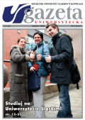 Okładka Gazety Uniwersyteckiej