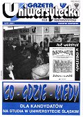 Okładka Gazety Uniwersyteckiej