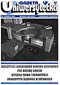 Okładka Gazety Uniwersyteckiej