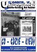 Okładka Gazety Uniwersyteckiej