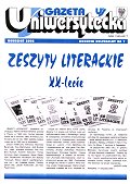 Okładka Gazety Uniwersyteckiej