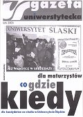 Okładka Gazety Uniwersyteckiej