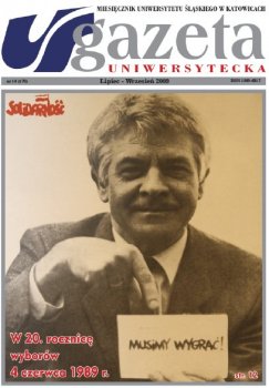 Okładka Gazety Uniwersyteckiej